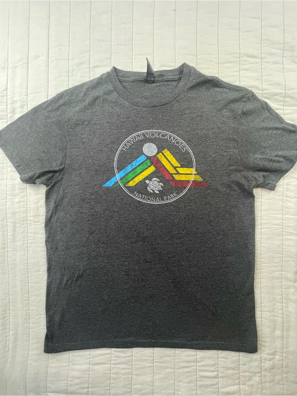 Hawaii Volcanoes National Park Graphic Tee - Gray small